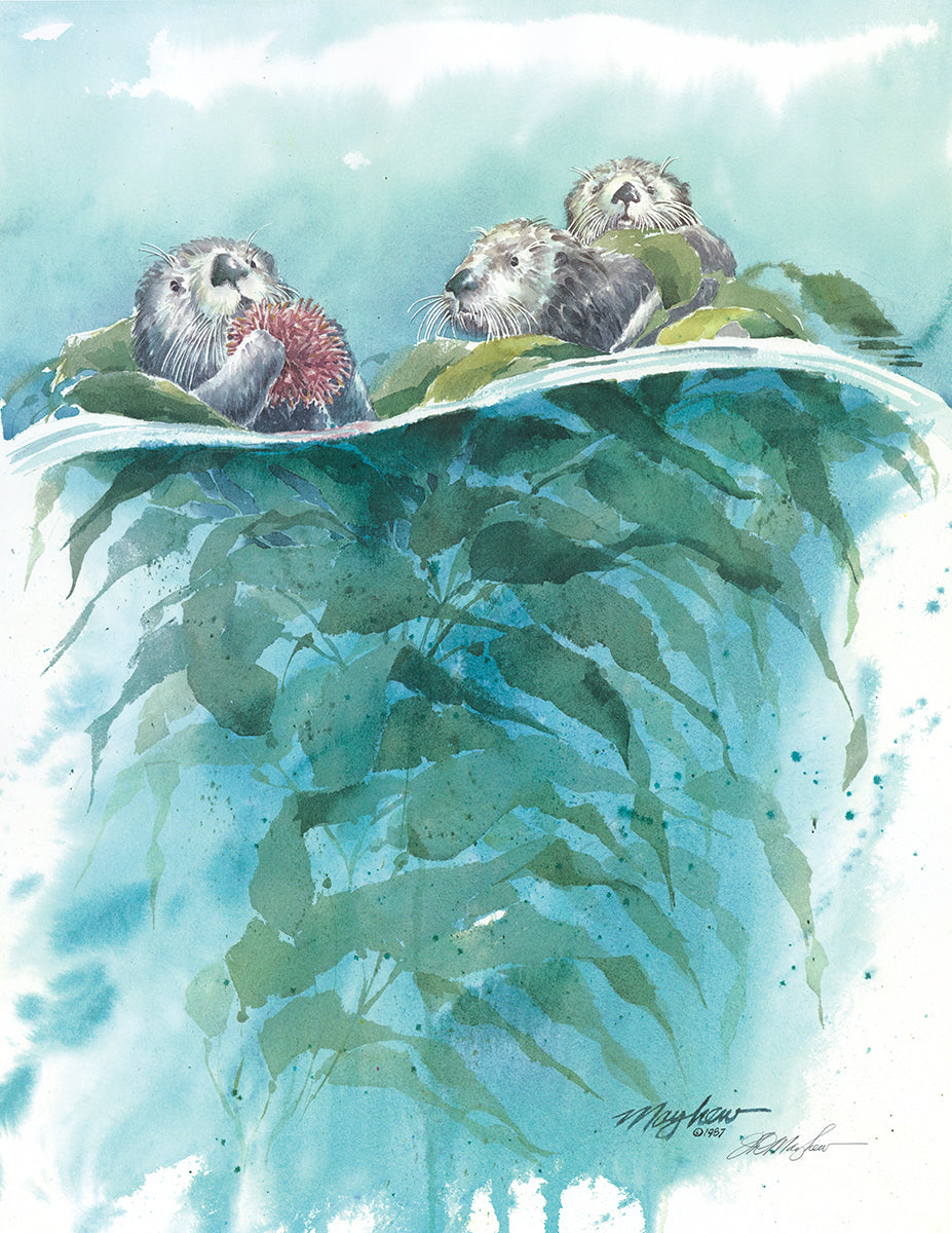 "Children of the Sea" Original, Vintage, Lithographic Print