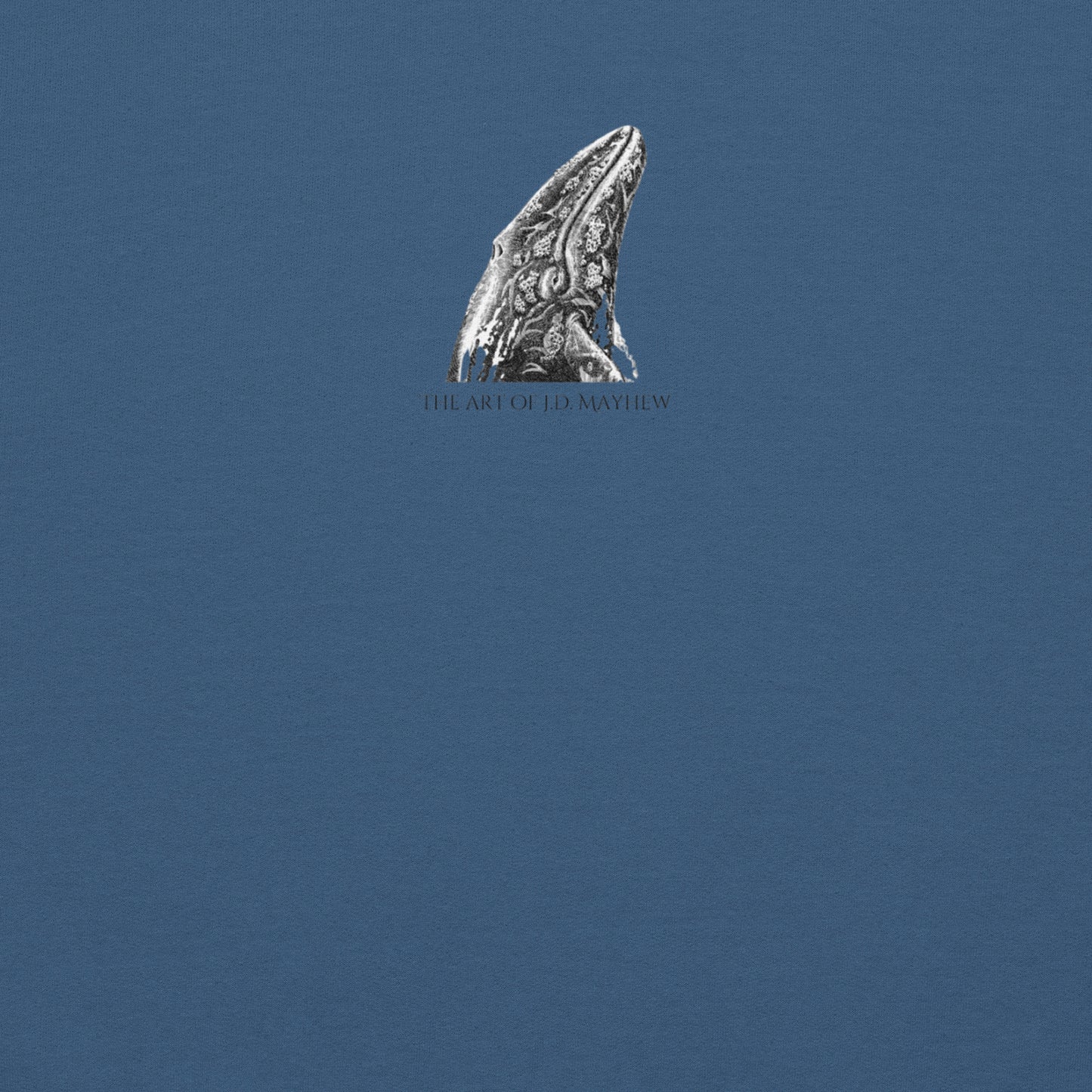 "Tattooed Lady" Crew Neck Sweatshirt, Unisex, Indigo Blue