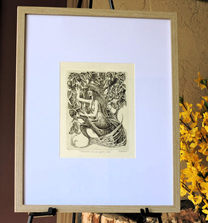 "Mermaid in an Apple Tree" Giclée Print