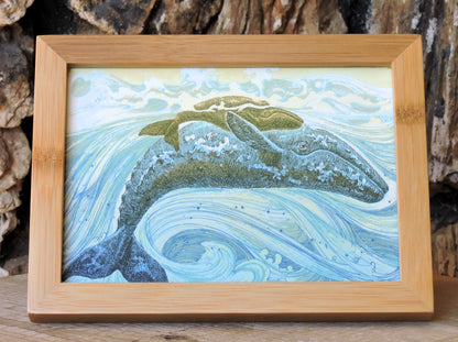 "First Breath" Framed, Giclée Mini Print