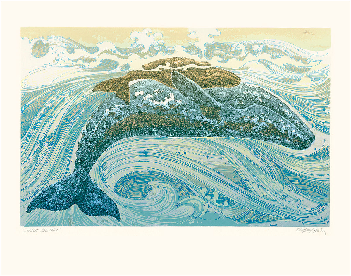 "First Breath" Framed, Giclée Mini Print