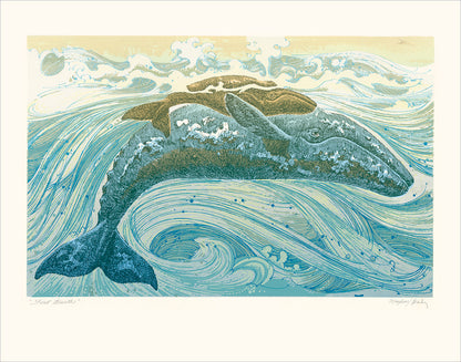 "First Breath" Framed, Giclée Mini Print