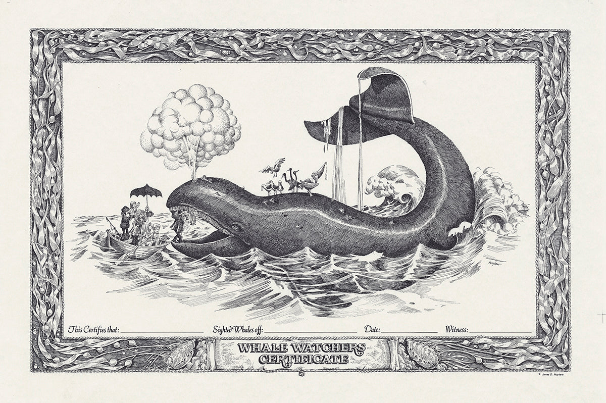 "Whale Watcher's Certificate"