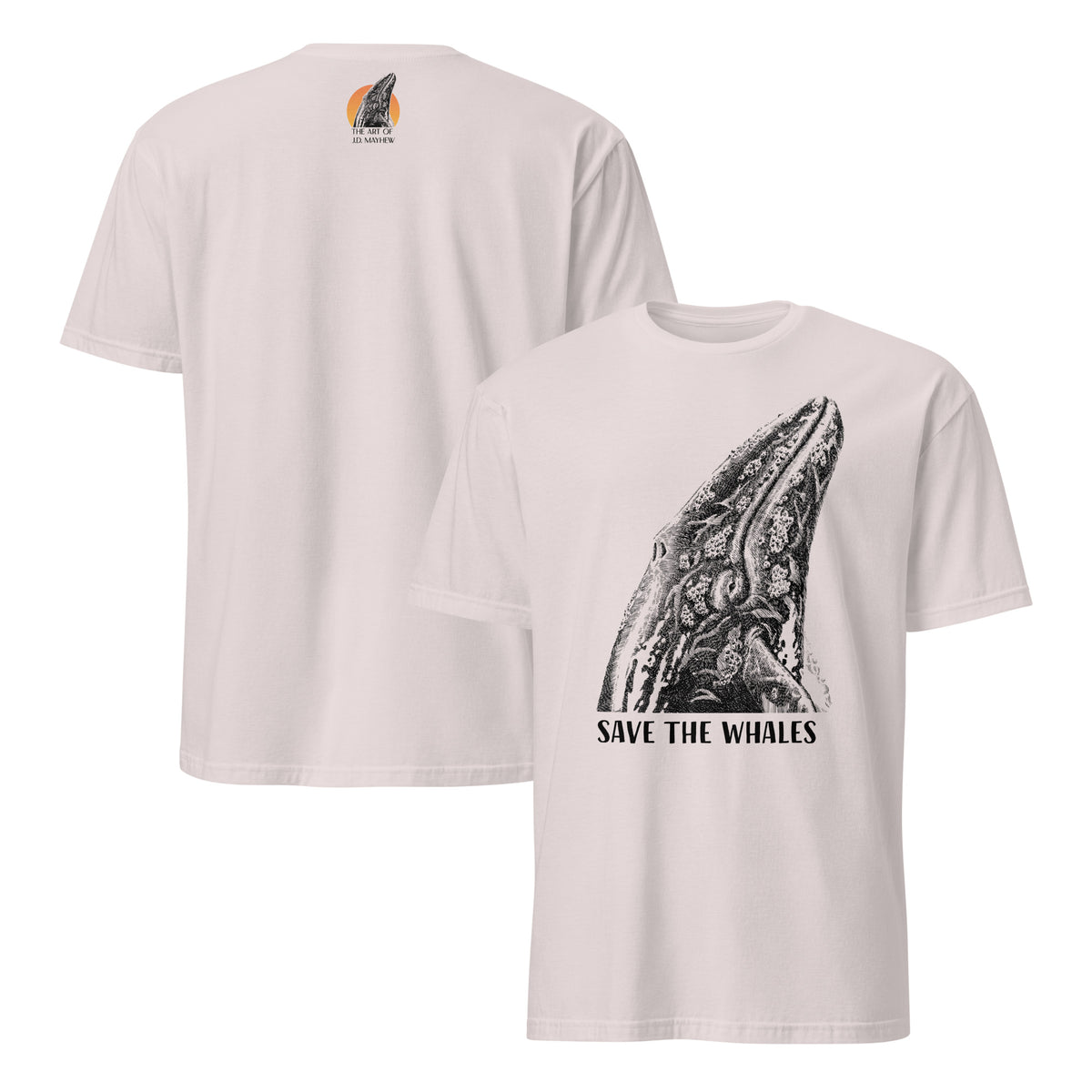 "Save The Whales" Short Sleeved T-Shirt, 7 Colors