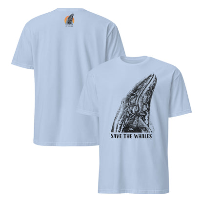 "Save The Whales" Short Sleeved T-Shirt, 7 Colors