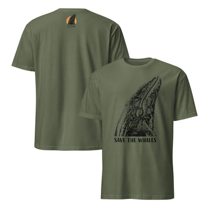 "Save The Whales" Short Sleeved T-Shirt, 7 Colors