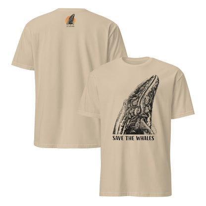 "Save The Whales" Short Sleeved T-Shirt, 7 Colors