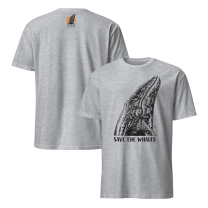 "Save The Whales" Short Sleeved T-Shirt, 7 Colors