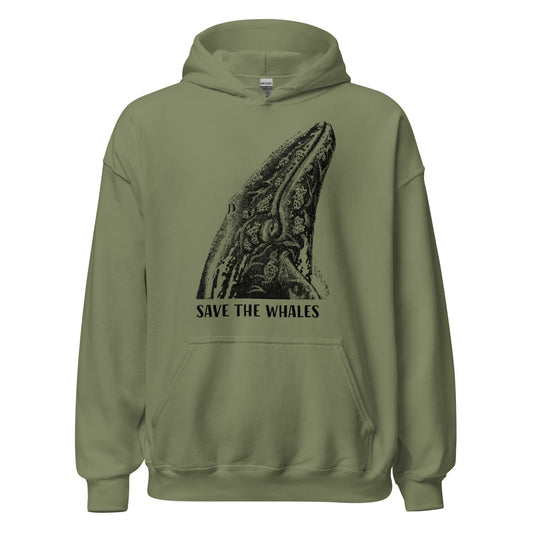 "Save The Whales" Heavy Blend Hoodie, Unisex, 6 colors