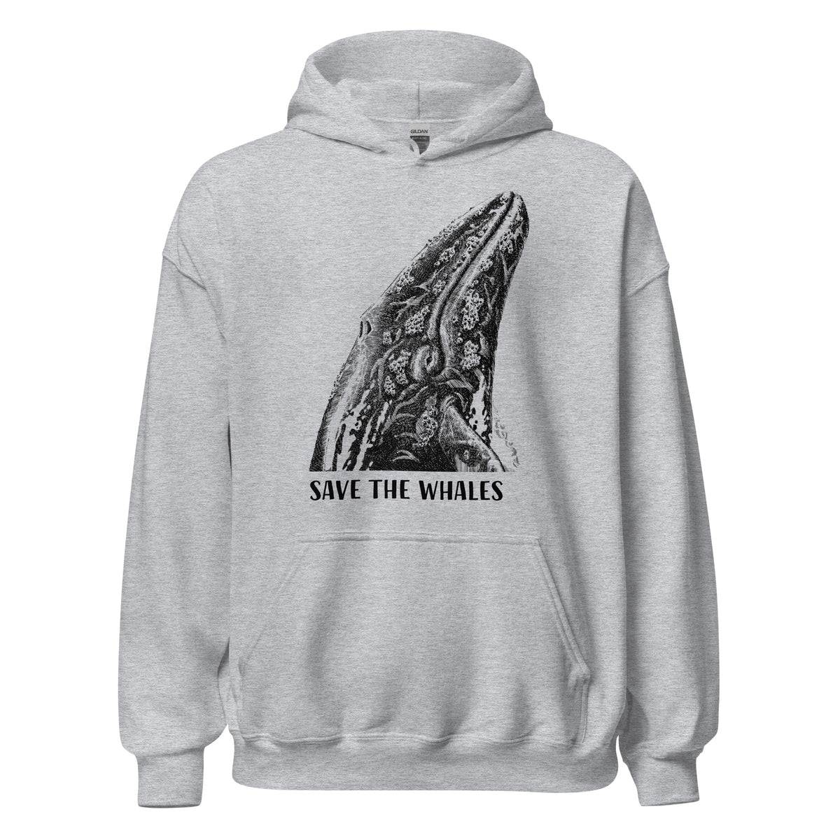 "Save The Whales" Heavy Blend Hoodie, Unisex, 6 colors