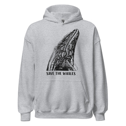 "Save The Whales" Heavy Blend Hoodie, Unisex, 6 colors